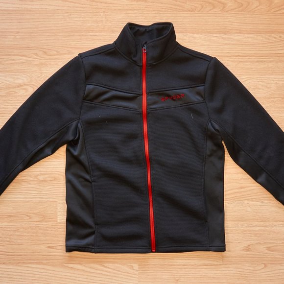 Spyder Women's Black Full Zip Jacket Size L - Picture 1 of 8